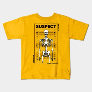 Suspect Skeleton #1 Kids T-Shirt